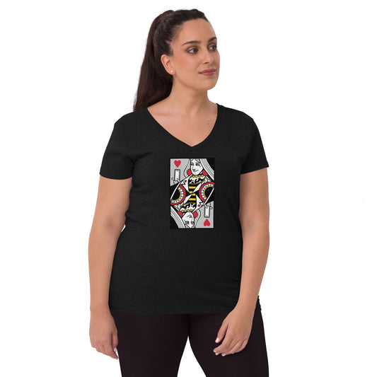 Women’s recycled v-neck t-shirt