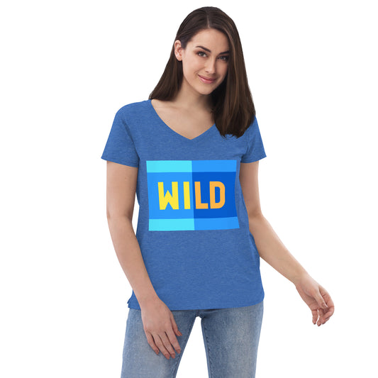 Women’s recycled v-neck T-shirt