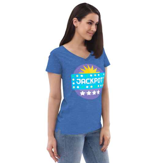 Women’s recycled v-neck T-Shirt