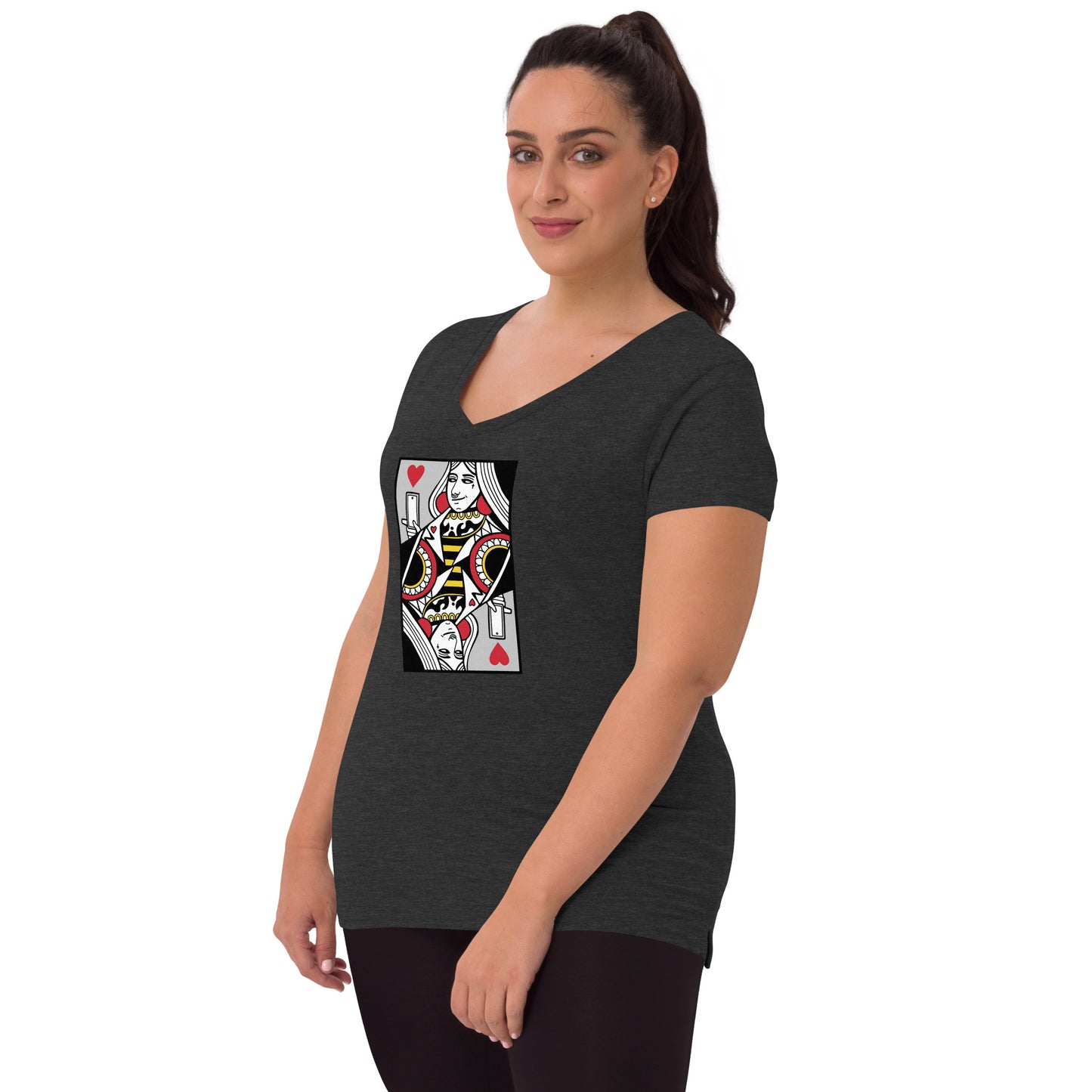 Women’s recycled v-neck t-shirt