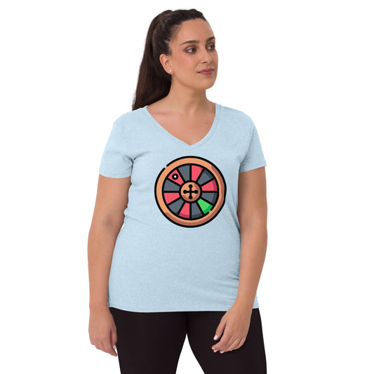 Women’s recycled v-neck T-Shirt