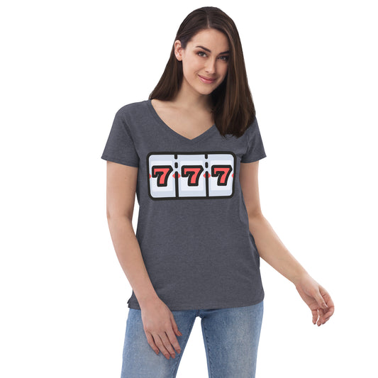 Women’s recycled v-neck t-shirt