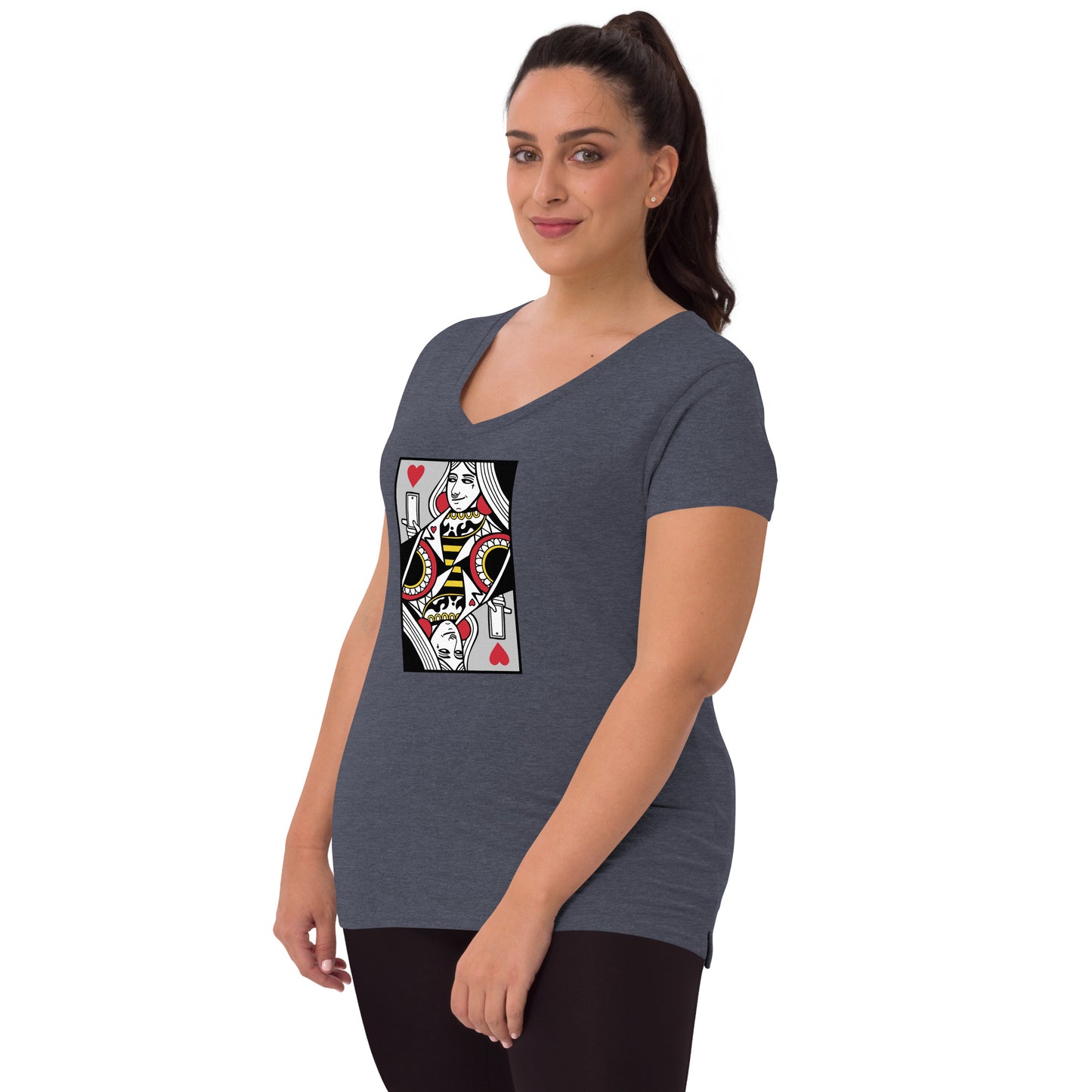 Women’s recycled v-neck t-shirt