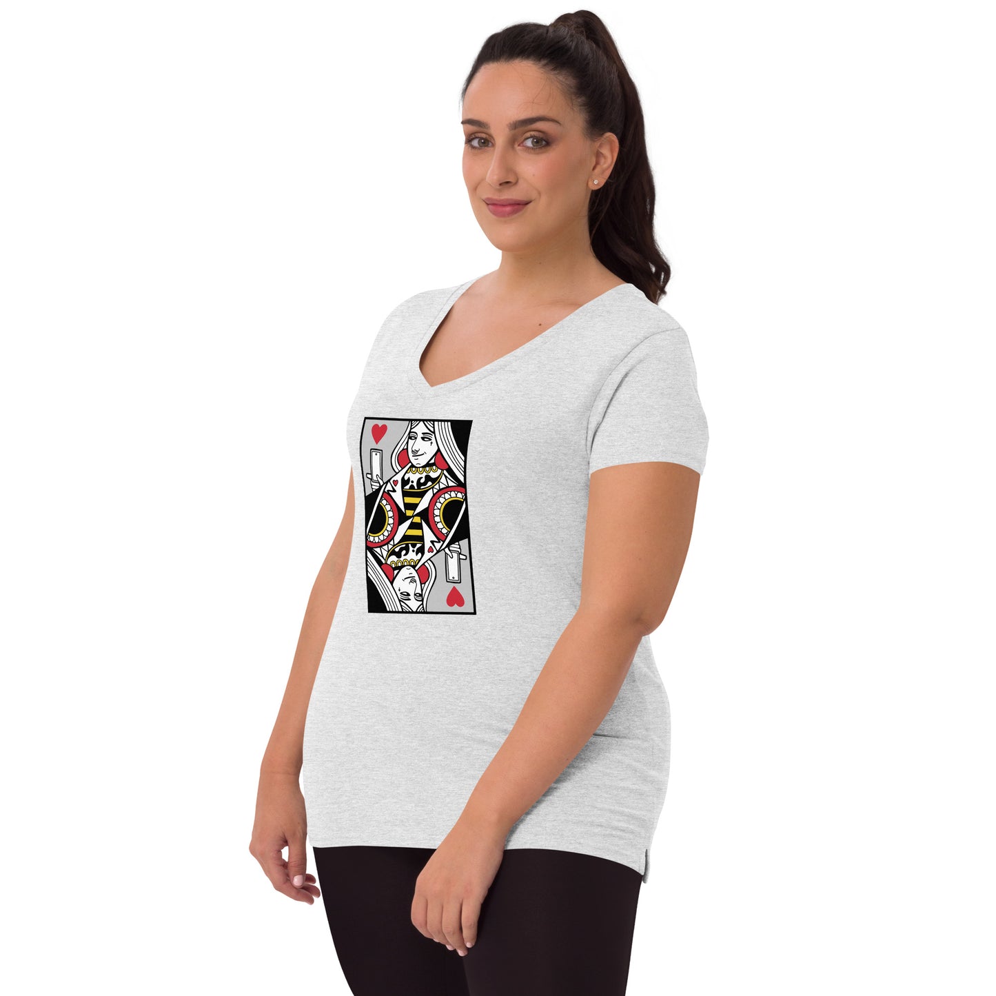 Women’s recycled v-neck t-shirt